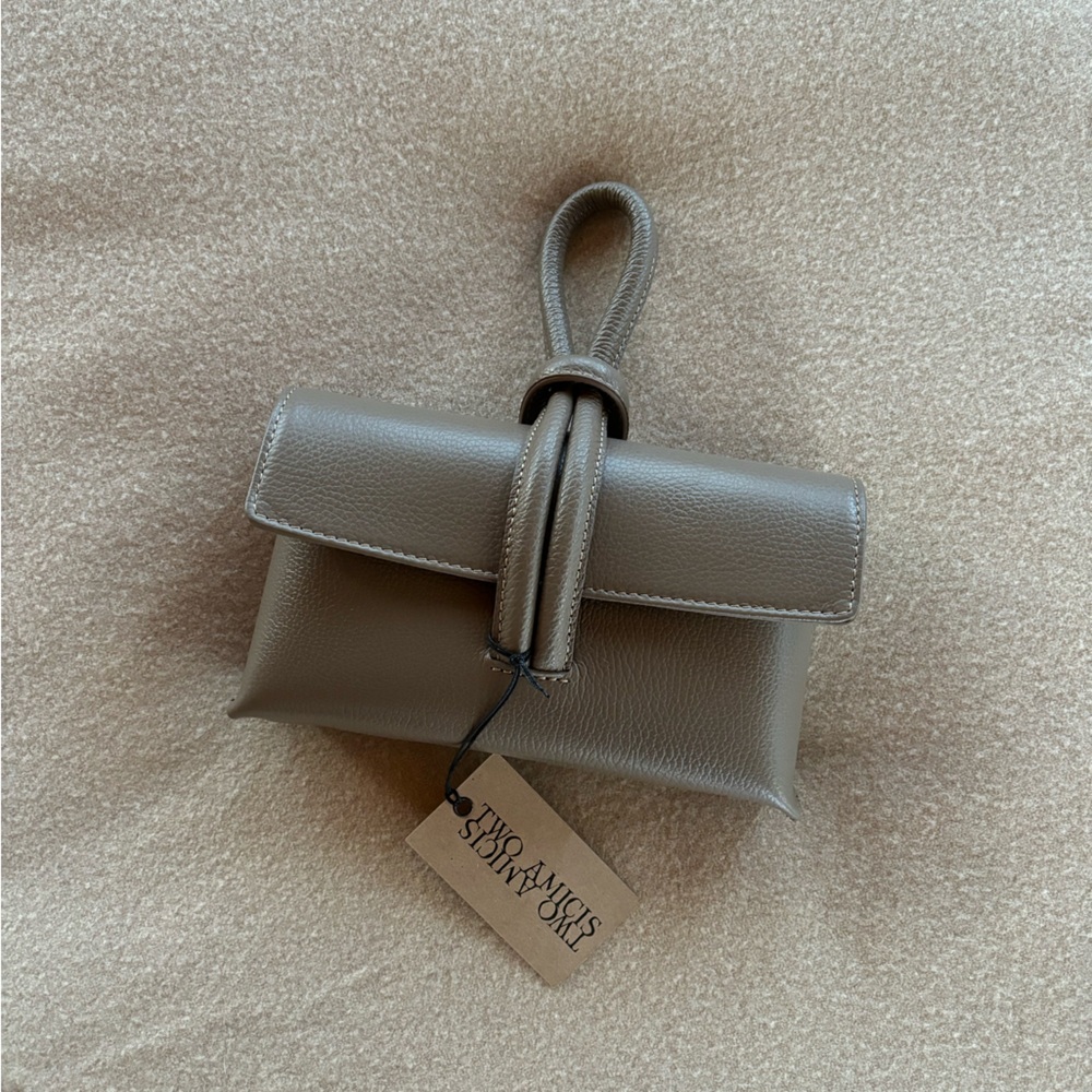 NWT Italian Leather Clutch